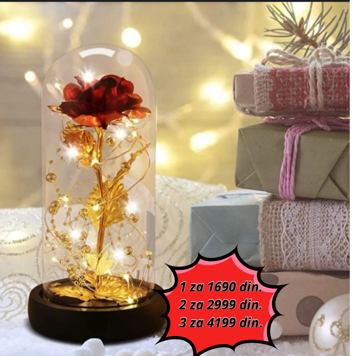 Svetleća Ruža - Poklon za Voljenu Osobu