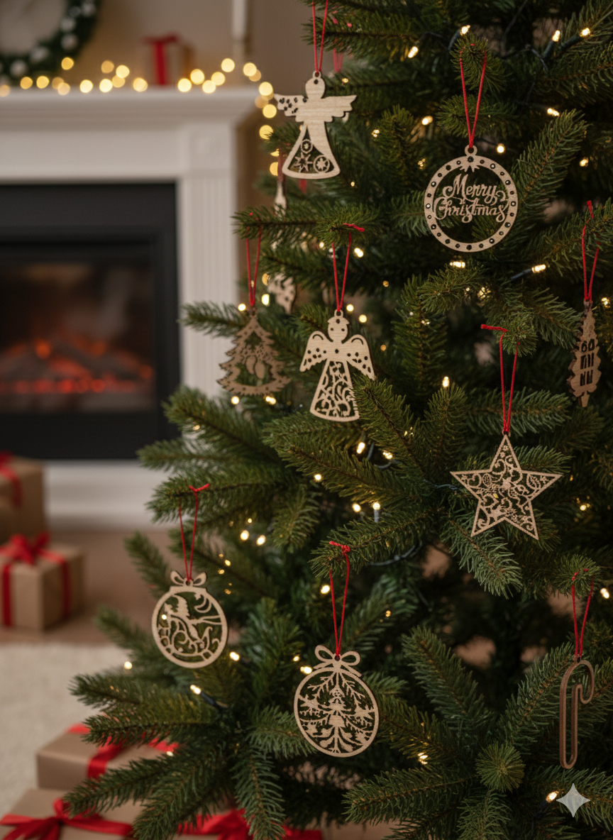 Novogodišnji Ukrasni Set – Čarolija u Kutiji