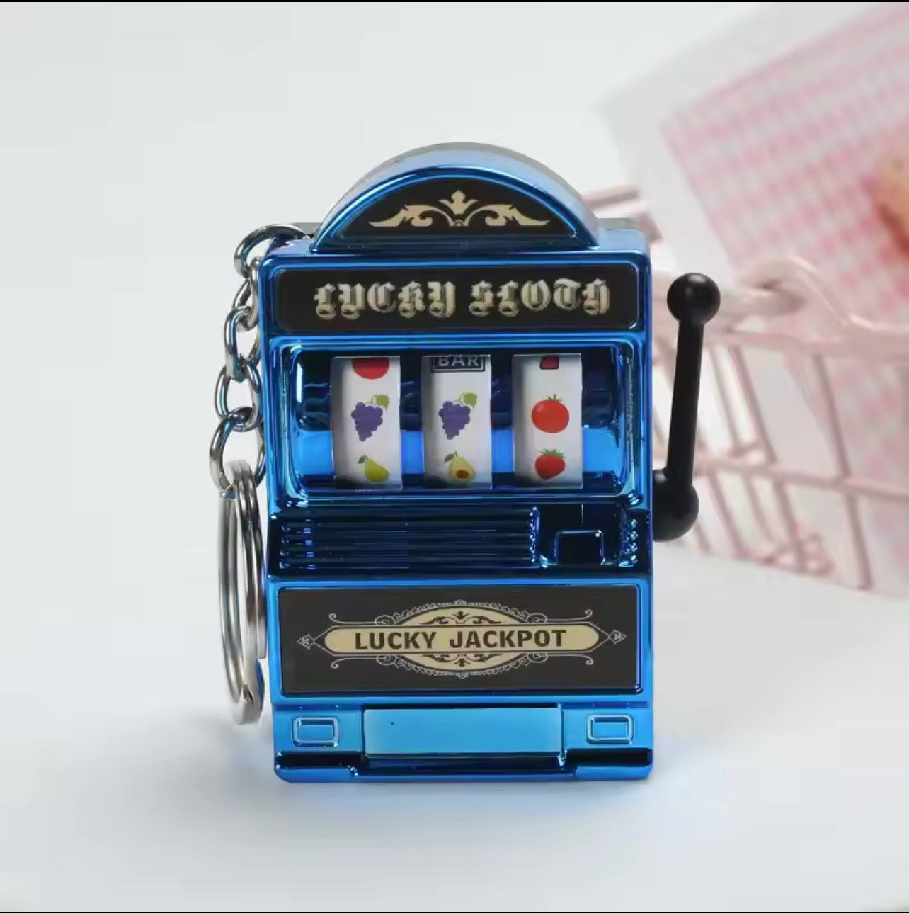 Mini Slot Machine Privezak za ključeve