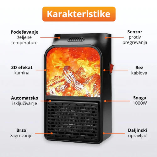 MINI Kamin Grejalica